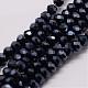 Chapelets de perles en verre électroplaqué GLAA-K016-2x3mm-10PL-1