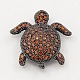 Sienna les micro accessoires de bijoux en laiton ouvrent zircone cubique perles de tortue creuse ZIRC-M019-08-NR-2