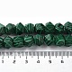 Synthetic Malachite Dyed Star Cut Round Beads Strands G-M418-C13-01-5