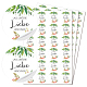 CREATCABIN 192Pcs Let Love Grow Stickers Greenery Wedding Stickers Flower Favor Labels for Birthday Party Gift Wedding Invitation Shops Envelope Seals 1.77 Inch-Lass unsere Liebe wachsen(German) AJEW-WH0343-004-2