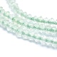 Chapelets de perles en préhnite naturelle G-E530-14E-3