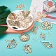 Kits de fabrication de boucles d'oreilles pendantes en filigrane biyun diy DIY-BY0001-33-4