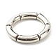 Set di braccialetti elastici con perline tubolari curve per ragazze BJEW-JB06947-5