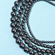 4 Strands 4 Style Non-Magnetic Synthetic Hematite Beads Strands G-FS0002-29-3