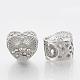 Legierung Rhinestone European Beads MPDL-Q209-028P-1