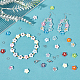 Nbeads 400Pcs Flower with Letter Acrylic Beads DIY-NB0005-91-4