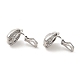 Alloy Clip-on Earring Findings FIND-L015-008P-2