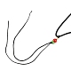 Fabricación de collar de cordón de nailon trenzado NCOR-G019-02B-2