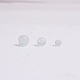 丸い猫の目のビーズ  弾性水晶の線  伸縮性のあるストリングビーズコード  ビーズジュエリー作り  ホワイト  ビーズ：6~10mm  穴：0.8~1mm  175個/箱 G-SZ0001-80D-4