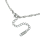 304 collier chaîne singapour en acier inoxydable pour homme femme NJEW-YW0001-11-2