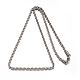 304 Stainless Steel Rope Chain Necklaces NJEW-M151-26-3