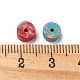 Nbeads 200 pièces 10 couleurs brins de perles de jaspe impérial synthétiques G-NB0003-03-3