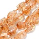 Природный цитрин бисер нитей G-L634-A02-03-2