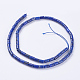 Chapelets de perles en lapis-lazuli naturel G-I185-06-4x6mm-2