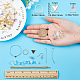 SUNNYCLUE 1 Box DIY Make 10 Pairs Crystal Earring Making Kit Amazonite Amethyst Rose Quartz Chip Stones Beads Brass Earring Hooks & Linking Rings for Jewelry Making DIY-SC0016-49-3
