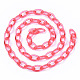 Handmade Transparent ABS Plastic Cable Chains KY-S166-001E-2