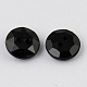 Botones redondos planos del diamante artificial de acrílico de Taiwán de 2-agujero BUTT-F015-33mm-01-2