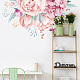 塩ビウォールステッカー  壁飾り  花柄  290x1050mm  2個/セット DIY-WH0228-627-3