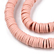 Handmade Polymer Clay Bead Strands CLAY-S094-6mm-A01-4