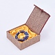 Boîtes de bracelet en bois OBOX-K001-02D-4