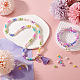 PandaHall Jewelry 800Pcs 8 Colors Opaque Acrylic Beads MACR-PJ0001-05-8