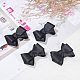 PandaHall Elite 4pcs Ribbon Bowknot Fashion Bow Butterfly High Heel Shoe Clips Decorative Shoe Accessories Larger Hair Bows for Women WOVE-PH0001-10-6