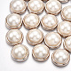 ABS Plastic Imitation Pearl Cabochons PACR-T007-13-1