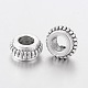 Antique Silver Alloy Spacer Donut Beads X-AB777-2