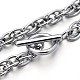 Iron Rope Chain Bracelets BJEW-N268-02-2