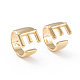 Brass Cuff Rings RJEW-L097-06E-1