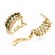 Cubic Zirconia Hoop Earrings for Women EJEW-N011-118C-3