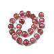 Chapelets de perles aux fraises en quartz naturel G-N327-08O-2