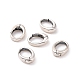 925 anillos de puerta de resorte de plata esterlina STER-D036-13AS-02-3