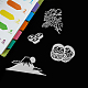 塩ビプラスチックスタンプ  DIYスクラップブッキング用  装飾的なフォトアルバム  カード作り  スタンプシート  花柄  16x11x0.3cm DIY-WH0167-56-82-4