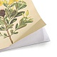 100 шт. ретро ПВХ самоклеющиеся наклейки с цветочным рисунком и рисунком STIC-B001-05-5