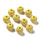 Lasergravierte Tartan-Perlen aus Holz WOOD-I011-01A-04-2