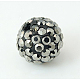 Perles de strass en argile polymère RB-H284-6MM-Half-1-1