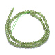 Perles d'apatite verts naturels brins G-K224-08-4mm-2