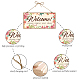 Printed Wood Hanging Wall Decorations WOOD-WH0115-13E-3