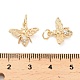 Латунные микро проложить кубического циркония подвески KK-B133-05G-02-3