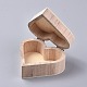 Незавершенные деревянные шкатулки для драгоценностей OBOX-WH0004-14-2
