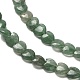 Естественный зеленый авантюрин бисер нитей G-P575-C17-6mm-4
