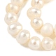 Нити из натурального культивированного пресноводного жемчуга PEAR-RM241213-2-5