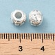 Perles de placage en laiton avec zircone cubique de micro pave KK-F866-06S-4