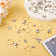 48Pcs 24 Style 12 Constellations Alloy Wine Glass Charms with Rhinestone AJEW-TAC00002-6