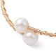 Bracelet en perles et pierres mélangées naturelles et synthétiques BJEW-JB09646-4