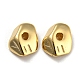 Rack Plating Eco-friendly Brass Beads KK-M257-07G-1