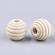 Natural Wood Beads X-WOOD-S053-48-2