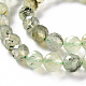 Chapelets de perles en préhnite naturelle G-S362-128E-3