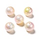 Placage uv perles en plastique abs irisé SACR-A001-05A-2